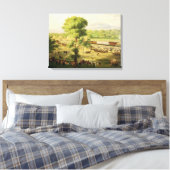 Spoorweg in de vallei van Mexico, 1869 Canvas Afdruk (Insitu (Slaapkamer))