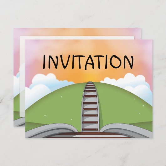 Spoorweg Kaart (Voorkant / Achterkant)