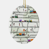 Spoorweg Keramisch Ornament (Rechts)