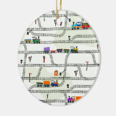 Spoorweg Keramisch Ornament (Links)