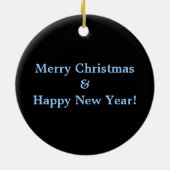 Spoorweg kruising (blauw) keramisch ornament (Achterkant)