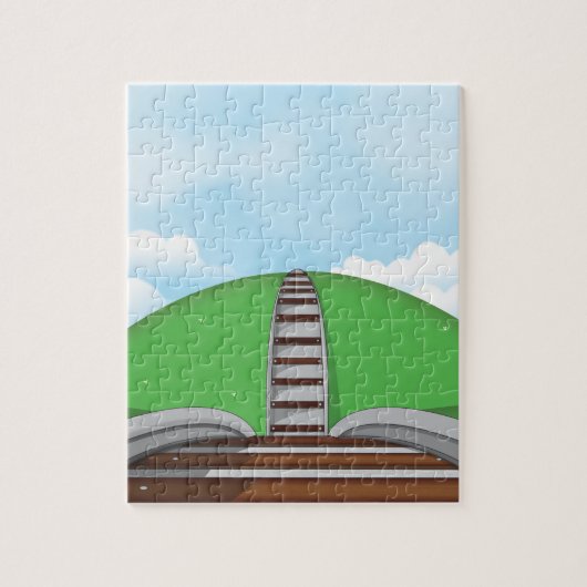 Spoorweg Legpuzzel (Verticaal)