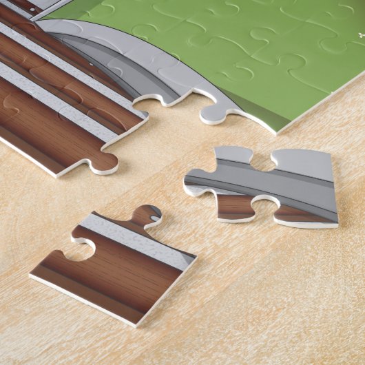 Spoorweg Legpuzzel (Zijkant)