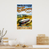 Spoorweg Lonodon, Brighton en South Coast, Poster (Keuken)