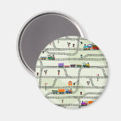 Spoorweg Magneet (Voorkant / Achterkant)