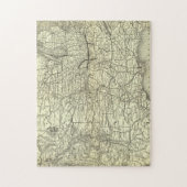 Spoorweg Map Ohio en Mississippi Legpuzzel (Verticaal)