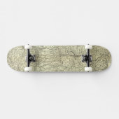 Spoorweg Map Ohio en Mississippi Skateboard (Horizontaal)