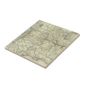 Spoorweg Map Ohio en Mississippi Tegeltje (Zijkant)
