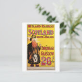Spoorweg Midland naar Schotland Briefkaart (Staand voorkant)