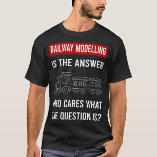 Spoorweg Modelleren Modelspoorbanen Treinen T-shirt