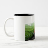 Spoorweg Mount Pilatus cog in Zwitserland Tweekleurige Koffiemok (Links)