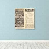 Spoorweg naar de Duizenden eilanden Canvas Afdruk (Insitu (Houten vloer))