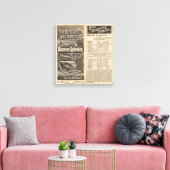 Spoorweg naar de Duizenden eilanden Canvas Afdruk (Insitu (Woonkamer))