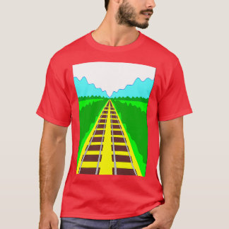 Spoorweg naar de toekomst t-shirt
