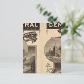 Spoorweg New York Central en Hudson Briefkaart (Staand voorkant)