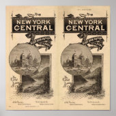 Spoorweg New York Central en Hudson Poster (Voorkant)