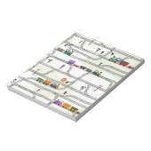 Spoorweg Notitieblok (Linkerzijde)