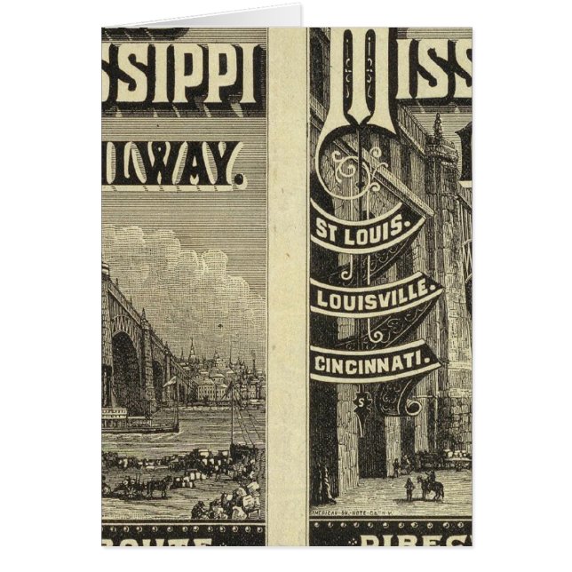 Spoorweg Ohio en Mississippi (Voorkant)