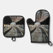 Spoorweg Ovenwant & Pannenlap Set (Voorkant)