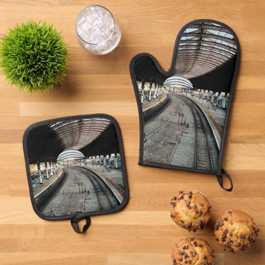 Spoorweg Ovenwant & Pannenlap Set (Top down)