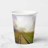 Spoorweg Papieren Bekers (Achterkant)