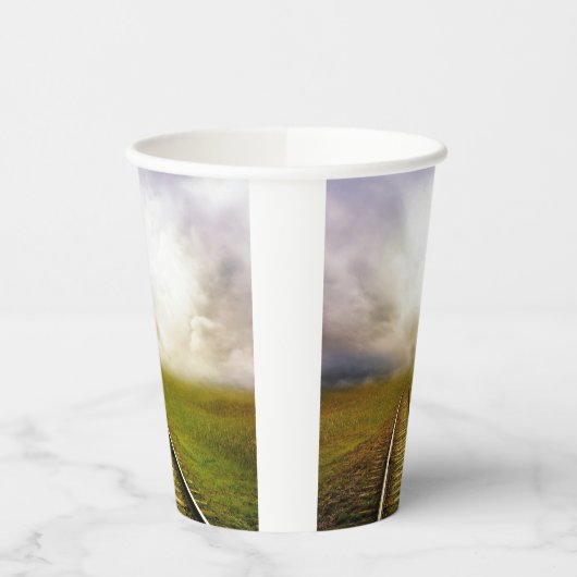 Spoorweg Papieren Bekers (Links)