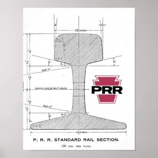 Spoorweg Pennsylvania Poster (Voorkant)