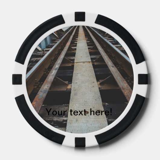 "Spoorweg" Pokerchips (Voorkant)