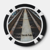 "Spoorweg" Pokerchips (Achterkant)