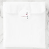 Spoorweg Ronde Sticker (Tas)