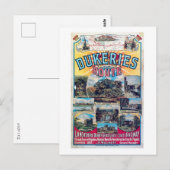 Spoorweg, route Dukeries, Britse Vintage Briefkaart (Voorkant / Achterkant)