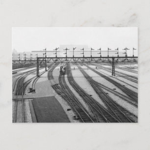 Spoorweg Schakelterrein, 1907 Briefkaart