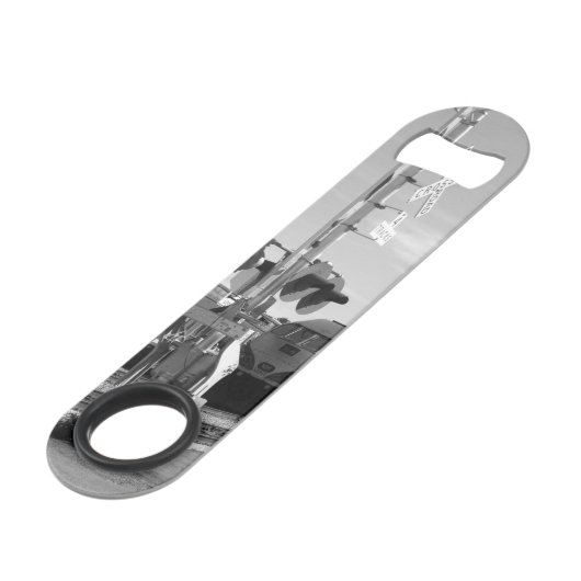 Spoorweg Speed Flessenopener (Voorkant Gekanteld)