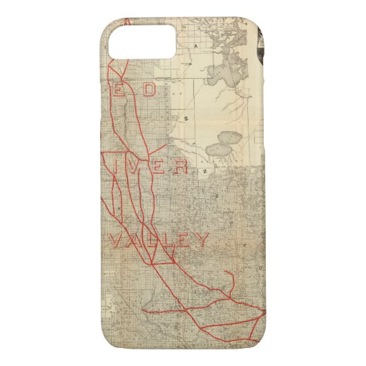 Spoorweg St. Paul, Minneapolis en Manitoba Case-Mate iPhone Case (Achterkant)