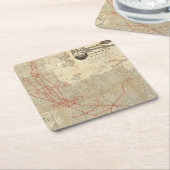 Spoorweg St. Paul, Minneapolis en Manitoba Kartonnen Onderzetters (Schuin)