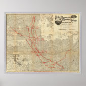 Spoorweg St. Paul, Minneapolis en Manitoba Poster (Voorkant)