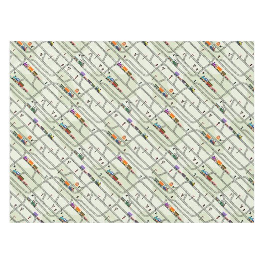 Spoorweg Tafelkleed (Voorkant (Horizontaal))