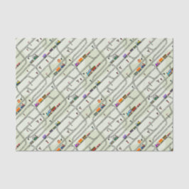 Spoorweg Tissuepapier