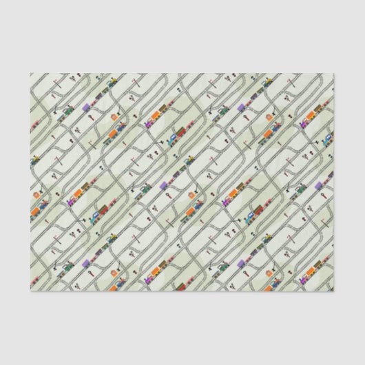 Spoorweg Tissuepapier (Voorkant)