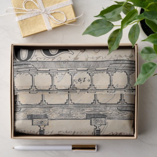 Spoorweg Tissuepapier (Geschenk)