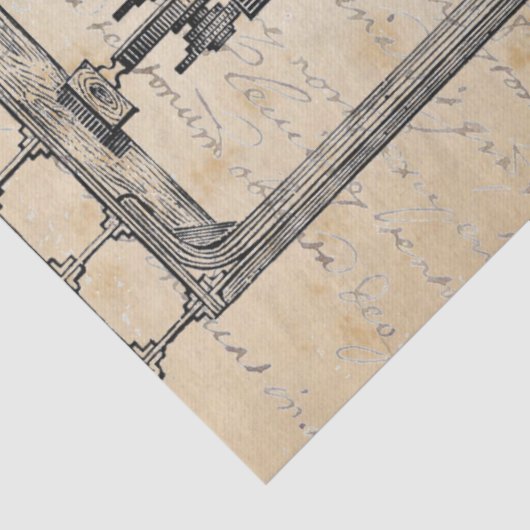 Spoorweg Tissuepapier (Detail)