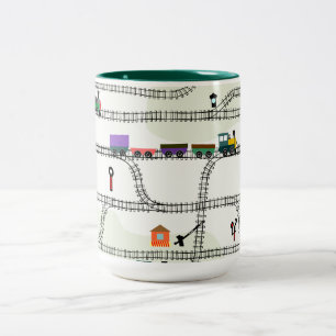 Spoorweg Tweekleurige Koffiemok