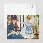 Spoorweg van Edouard Manet Briefkaart (Voorkant / Achterkant)