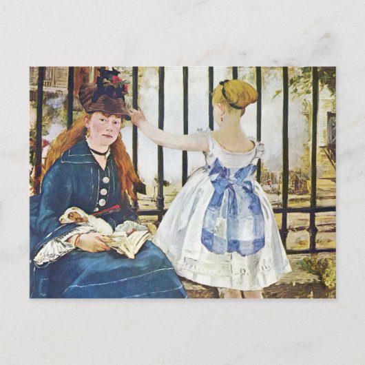 Spoorweg van Edouard Manet Briefkaart (Voorkant)