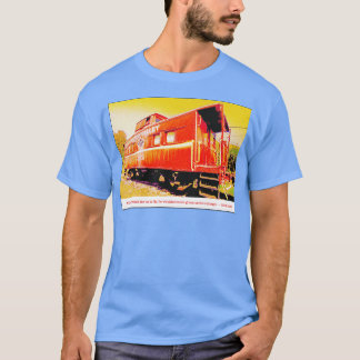 Spoorweg van het Caboose Catskills Mountain T-shirt