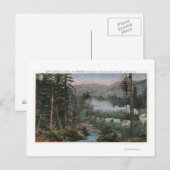 Spoorweg van het zuidelijke deel van de Stille Oce Briefkaart (Voorkant / Achterkant)