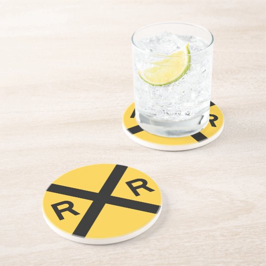 Spoorweg Zandsteen Onderzetter (Zijkant)