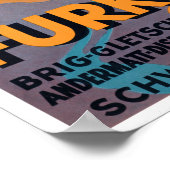 spoorweg Zwitserland Alps Travel Poster (Hoek)