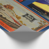  spoorwegAdverteren Cadeaupapier (Hoek)