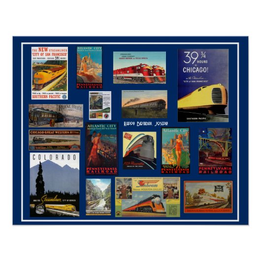  spoorwegAdverteren Perfect Poster (Voorkant)